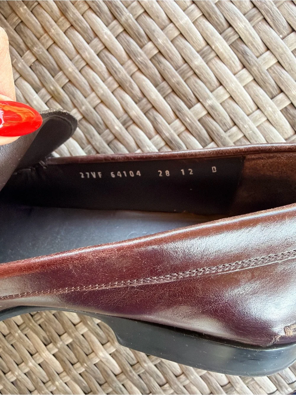 Salvatore Ferragamo Dark Brown Leather Slip-On Loafers